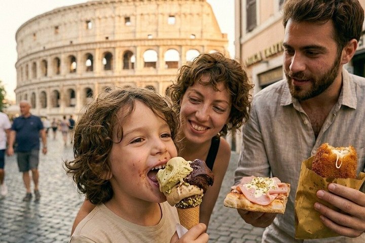 Rome 3H Private Golf Cart Tour with Pick Up and Drop Off Included