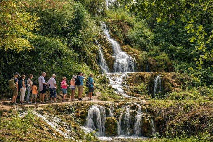 From Trogir, Seget, Okrug: Krka Waterfalls & Šibenik Culture Tour