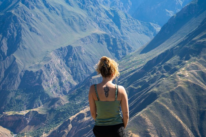 City Tour in Quad de Cabanaconde overlooking Colca Canyon