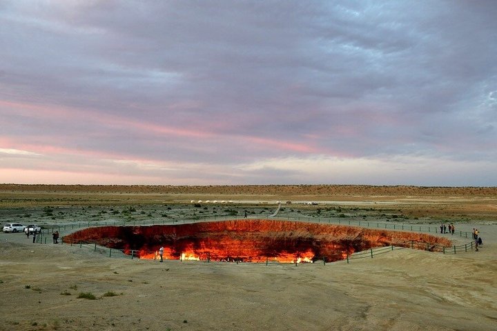 3 Day Tour Shavat Darwaza Gas Crater Ashgabat Merv Farap