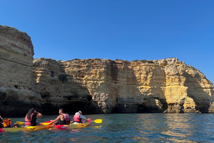Benagil Kayak Tour: Sea Caves Adventure + 4K GoPro Photos Included