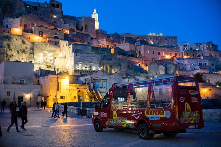 Panoramic Tour of the Sassi of Matera in Open-Bus with House-Cave