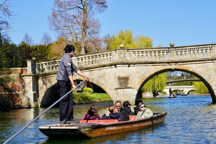 Cambridge Student-Led Shared Punting Tour (English or Chinese)