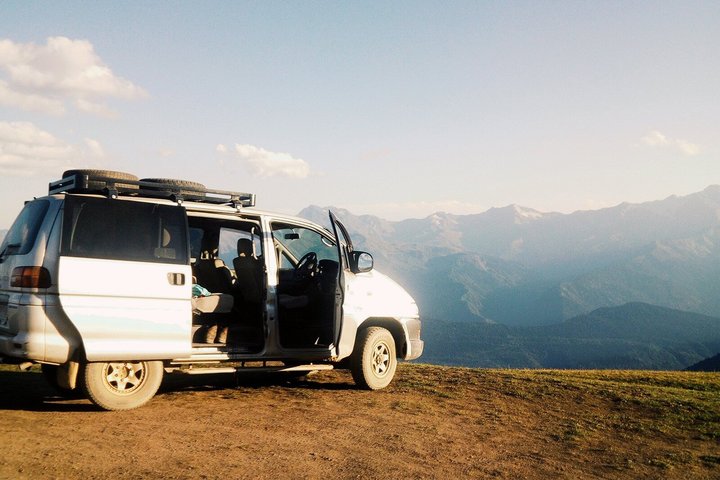 Mestia Koruldi Lakes 4x4 Guided Trip with Mount Ushba Views