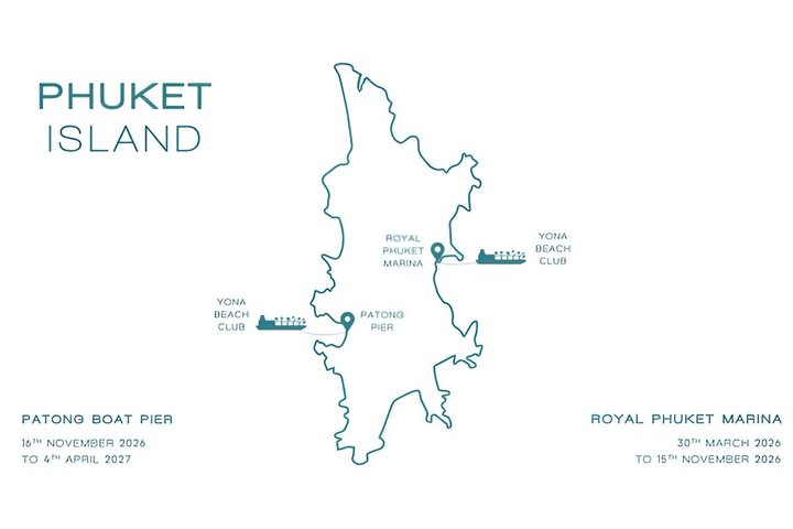 YONA Beach Club: Phuket's Most Incredible Boat Experience