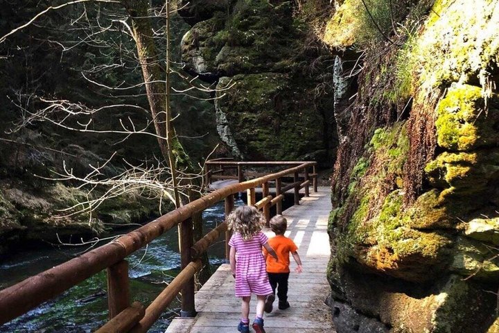 From Dresden: Bastei Bridge, Gorge Boat & Narnia Rocks Tour