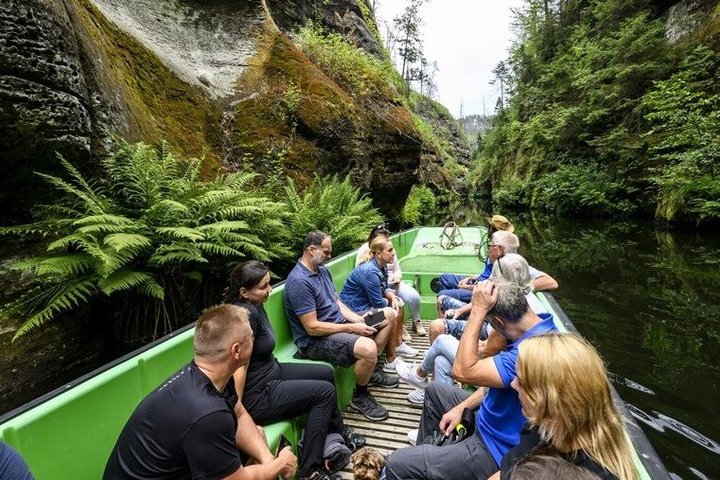 From Dresden: Bastei Bridge, Gorge Boat & Narnia Rocks Tour