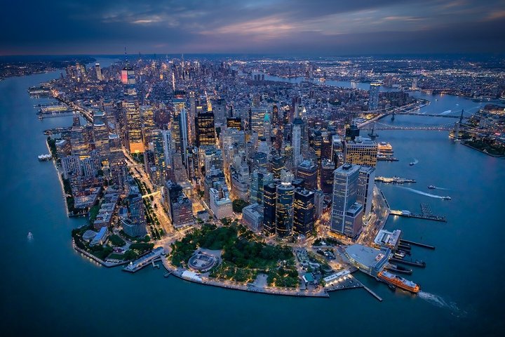 Private New York City Helicopter Tour for Couples from Westchester