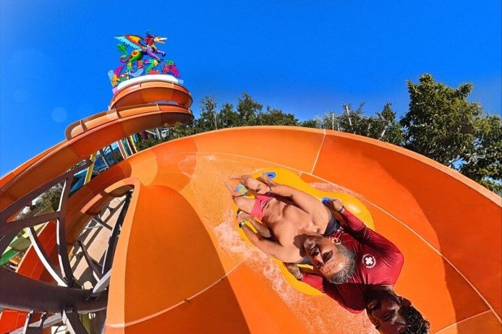 Cozumel: Full Experience Water Park and Zipline in Kuza Beach