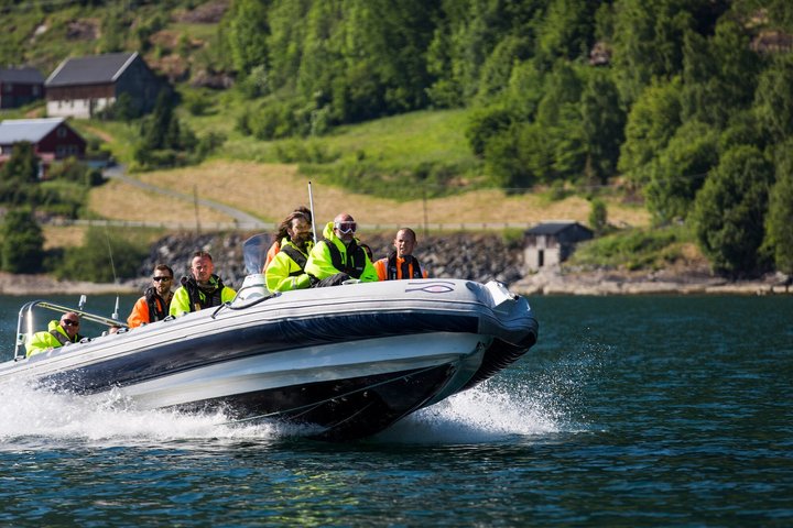 Olden: Rib Boat Sightseeing on the Fjord