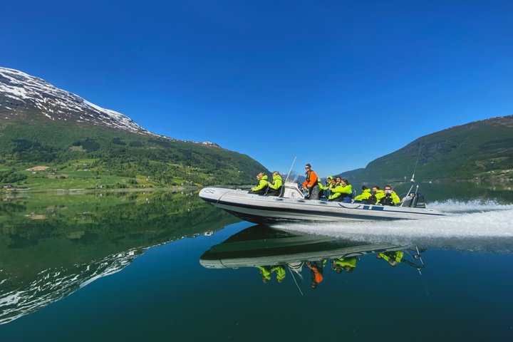 Olden: Rib Boat Sightseeing on the Fjord
