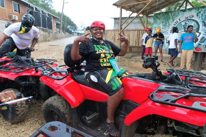 ATV Jungle Ride, Zipline and Ricks Cafe from Montego Bay