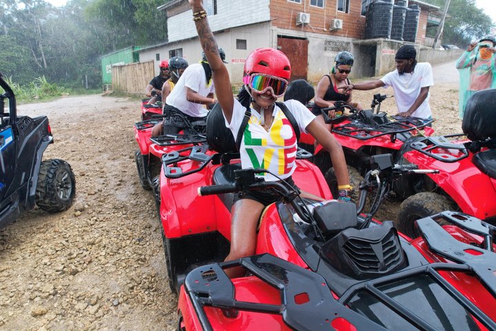 ATV Jungle Ride, Zipline and Ricks Cafe from Montego Bay