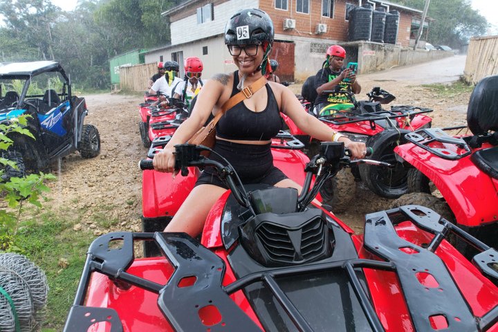 ATV Jungle Ride, Zipline and Ricks Cafe from Montego Bay