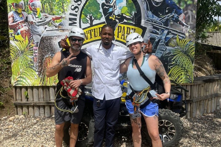 ATV Jungle Ride, Zipline and Ricks Cafe from Montego Bay