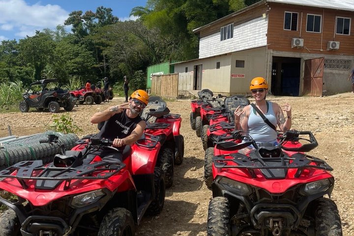 ATV Jungle Ride, Zipline and Ricks Cafe from Montego Bay