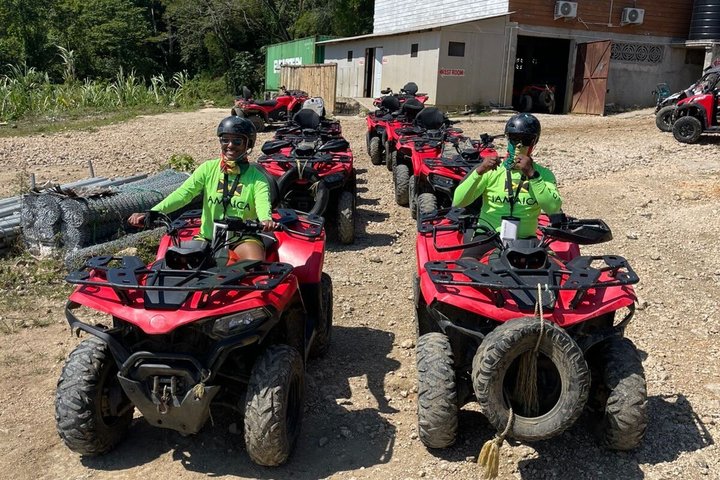ATV Jungle Ride, Zipline and Ricks Cafe from Montego Bay