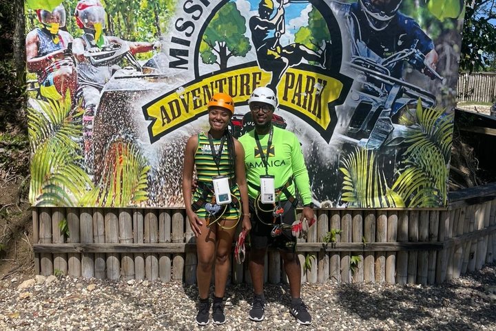 ATV Jungle Ride, Zipline and Ricks Cafe from Montego Bay