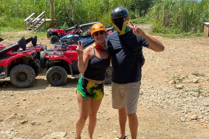ATV Jungle Ride, Zipline and Ricks Cafe from Montego Bay