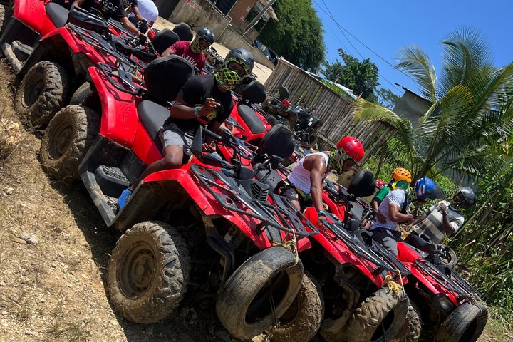ATV Jungle Ride, Zipline and Ricks Cafe from Montego Bay