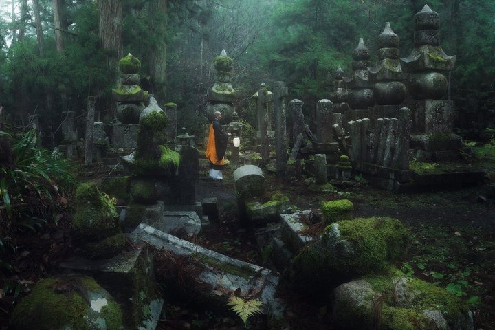 Koyasan Okunoin Night Tour Sacred Pilgrimage Experience