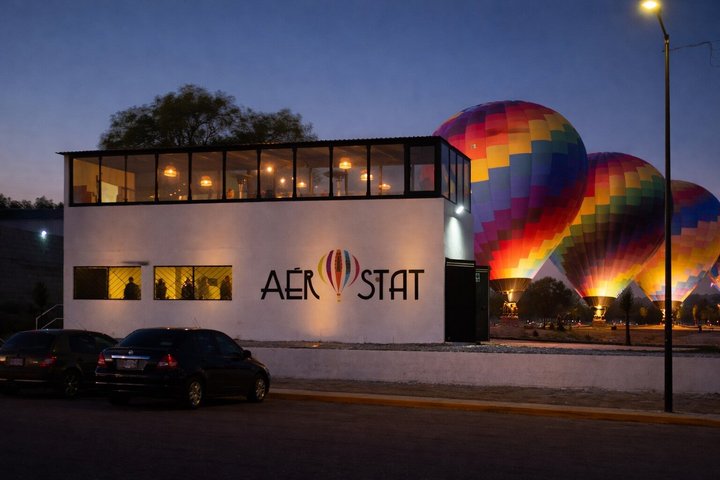 Balloon flight + Grotto breakfast + Pyramids tour from Mexico City