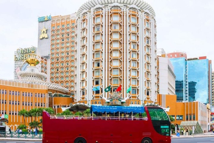 Macau City Sightseeing Hop On Hop Off Open Top Bus Tour