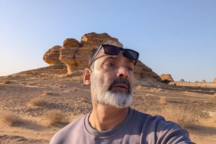Visiting the Incredible Heritage Site Hegra in AlUla.