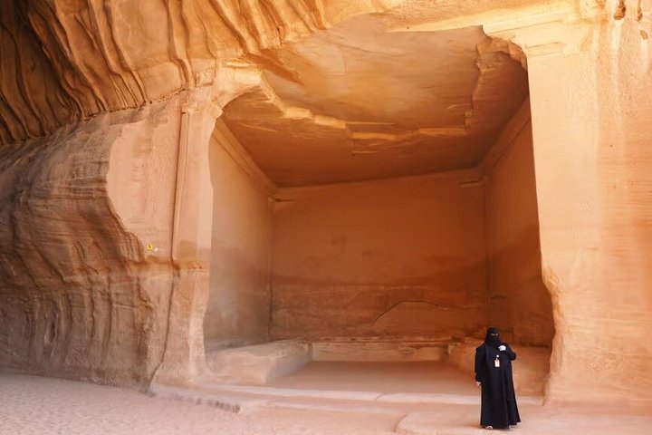 Visiting the Incredible Heritage Site Hegra in AlUla.