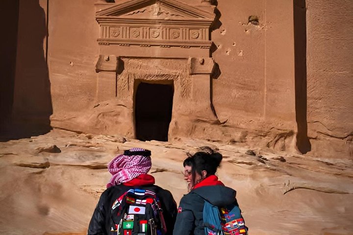 Visiting the Incredible Heritage Site Hegra in AlUla.