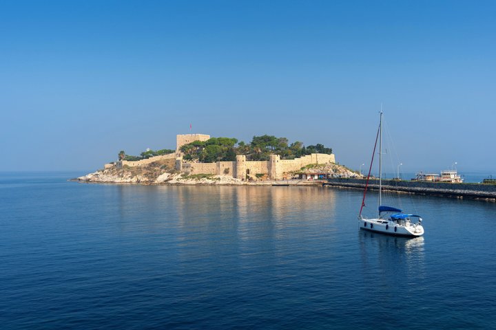 Boat Ticket Samos Kusadasi Turkey - includes the port tax