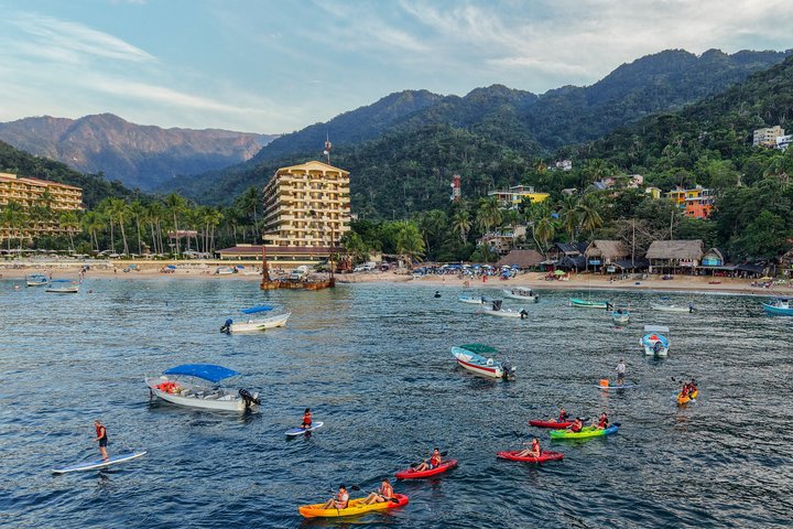Bioluminescence by kayak or SUP to Los Arcos Puerto Vallarta