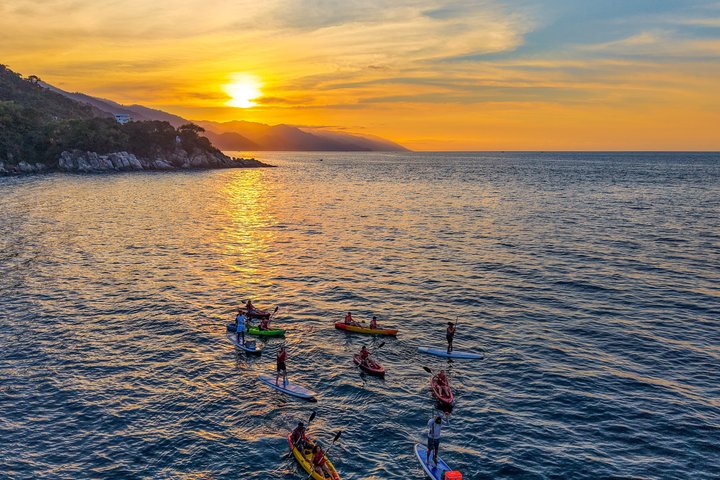 Bioluminescence by kayak or SUP to Los Arcos Puerto Vallarta