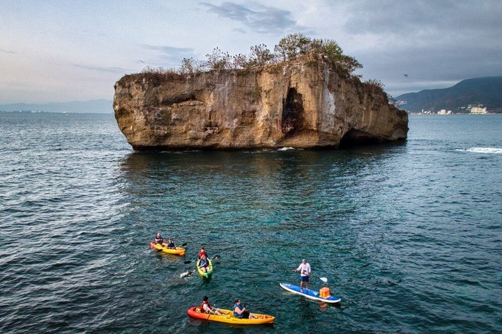 Bioluminescence by kayak or SUP to Los Arcos Puerto Vallarta