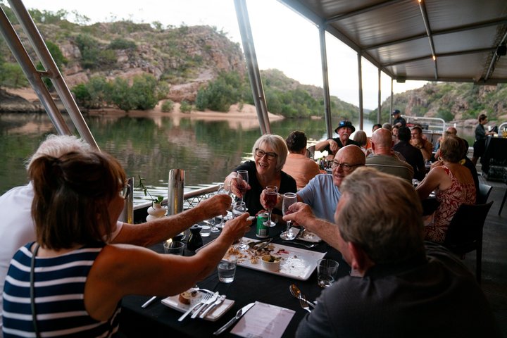 Nitmiluk (Katherine) Gorge 3.5-Hour Sunset Dinner Boat Tour