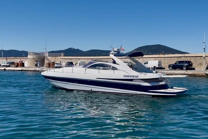 Saint Tropez Full Day Private Yacht Charter on Pershing 45