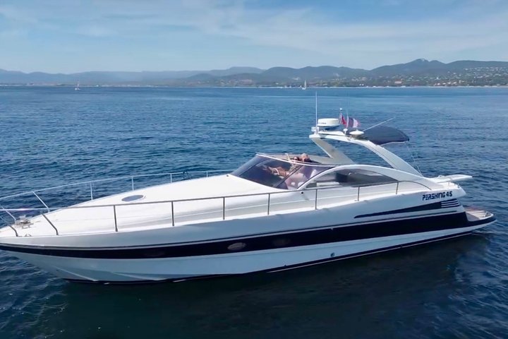 Saint Tropez Full Day Private Yacht Charter on Pershing 45