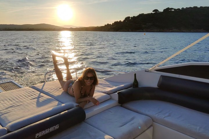 Full Day Private Yacht Charter on our Pershing 40 in Saint Tropez