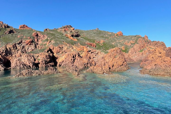 From Sagon/Cargese: Scandola Girolata 30mns, Piana Swimming