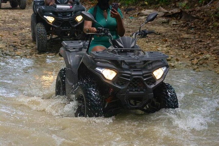waterfalls ATV Adventure from Amber Cove and Taino Bay