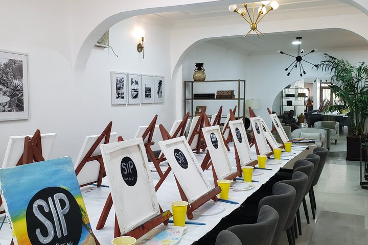 Guided Painting Class with Wine & Karaoke, Victoria Island, Lagos