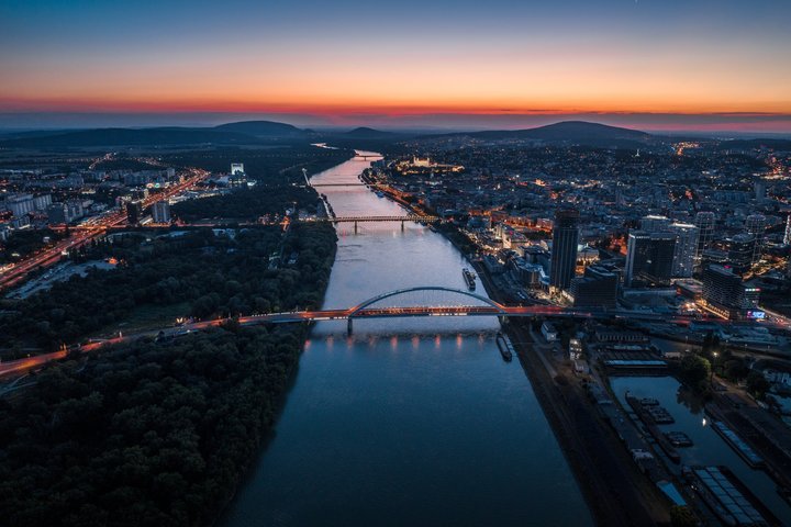 Bratislava Sightseeing Danube Cruise to Devin Castle