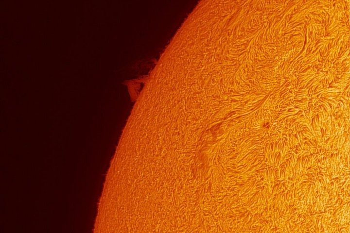 View the sun in Formentera with Professional Telescopes