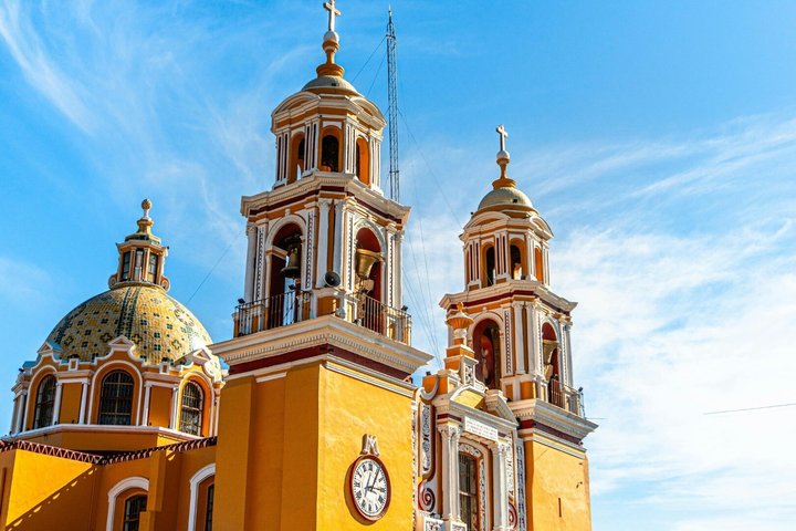 Desde Puebla: Tour privado a cholula + fabrica de talvera