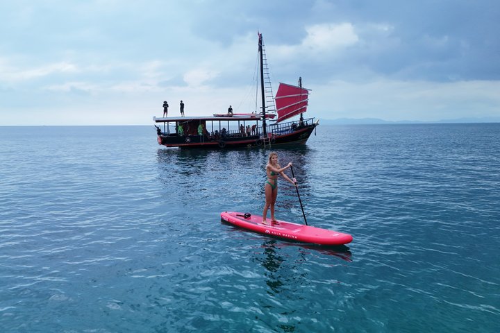 Krabi 4 Island Sunset Snorkeling Cruise + Bioluminescent Swim