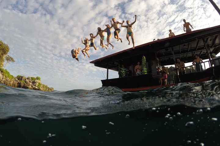 Krabi 4 Island Sunset Snorkeling Cruise + Bioluminescent Swim