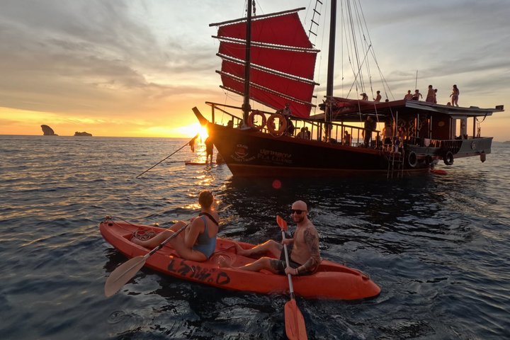Krabi 4 Island Sunset Snorkeling Cruise + Bioluminescent Swim