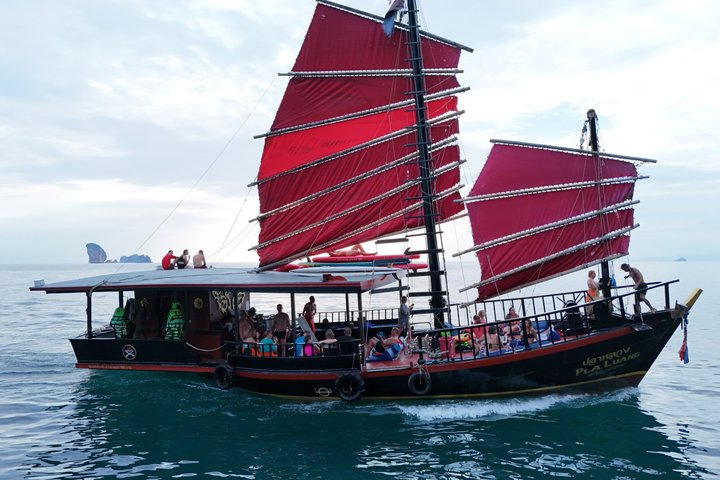 Krabi 4 Island Sunset Snorkeling Cruise + Bioluminescent Swim