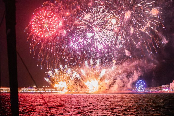 Saint-Raphael, The Fireworks at Sea