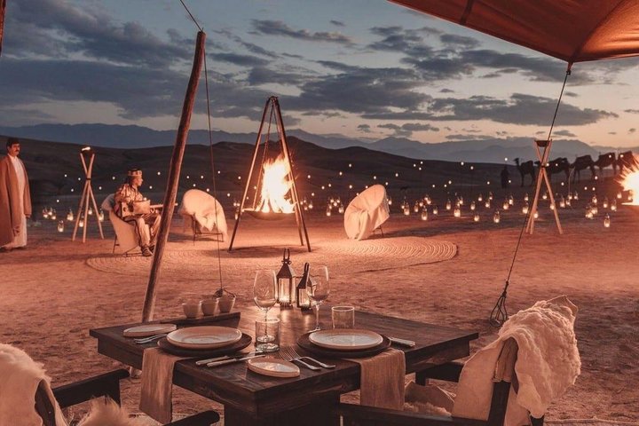 Marrakech Hot Air Balloon Sunrise & Agafay Sunset Dinner